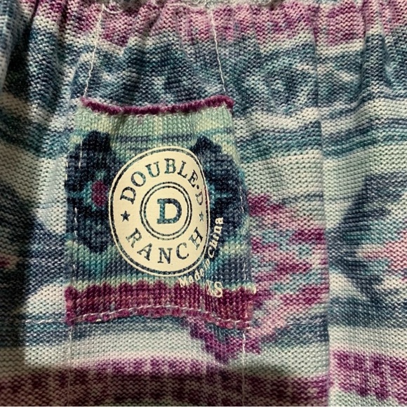 Double D Ranch Boho Western Print Open Front Cardigan Sweater - Picture 2 of 8